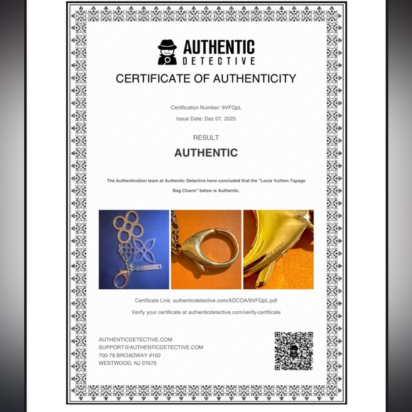 Louis Vuitton Bijoux Sac Tapage Tricolor Bag Charm (Full Inclusion & COA) - Picture 8 of 8